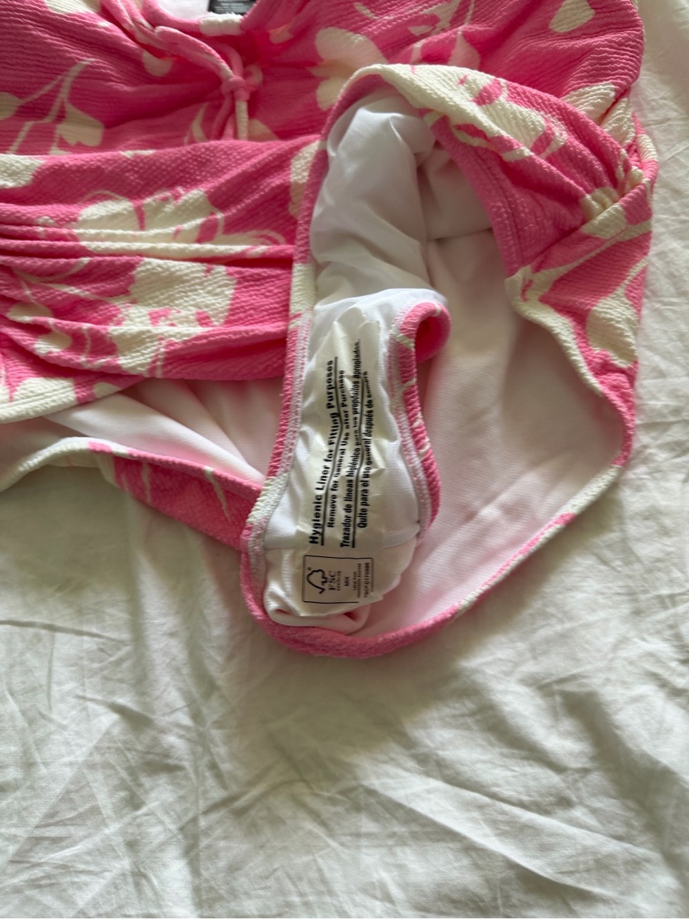 Catalina Pink and White Floral Swimwear - Picture 5 of 10